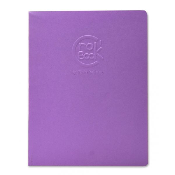 Clairefontaine Crok'Book - Carnet de dessin noir - 17 x 22 cm - 40