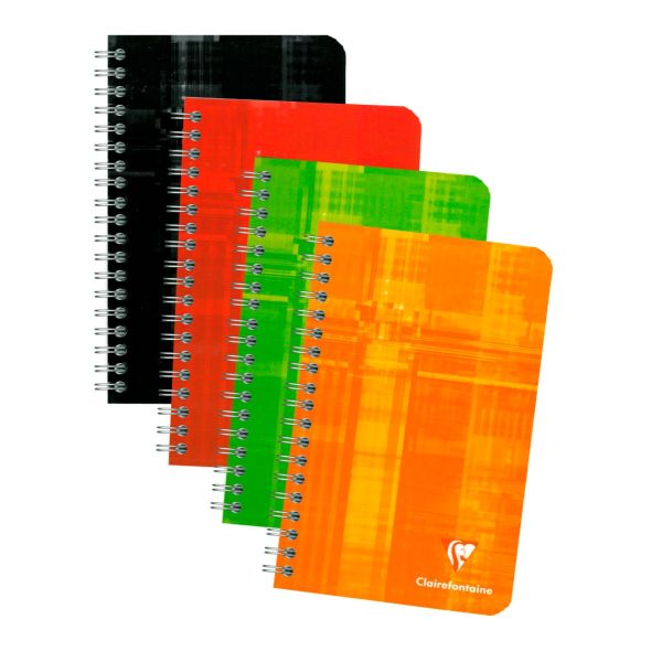 Cuaderno Pautado A4 Clairefontaine 18130 C – Cuaderno (A4, De Rayas, Grapas Bound Con 48 Hojas – Translúcido Cuadernos Campus A4 Tapa Plastico