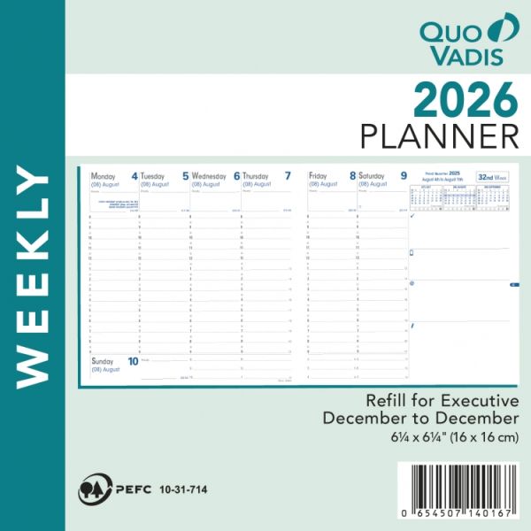 thumbnail image 2 of Quo Vadis 2023-2024 Refill For Principal Planner - Bi-Lingual (English 2 of 12