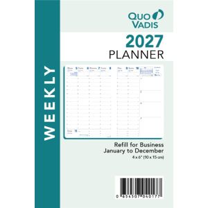 Quo Vadis Business Planner Refill - Model # 0401 (Jan 2027 - Dec 2027)