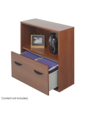 Safco 9445 Apres Modular Storage Shelf with Lower File Drawer