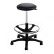 Safco 3436BL Extended-Height Lab Stool, Black