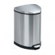 Safco 9685SS Stainless Step-On 4 Gallon Receptacle, Stainless Steel