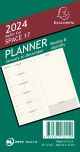 Exacompta Space 17 Pocket Planner Refill (Jan 2024 - Dec 2024)