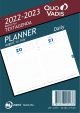 Quo Vadis Model # 2901 Textagenda Planner Plain Edge Refill (Aug 2022 - July 2023)