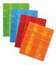 Clairefontaine Staplebound Notebook - Ruled w/ margin 48 sheets - 6 1/2 x 8 1/4 - Assorted 
