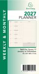 Exacompta Space 17 Pocket Planner Refill (Jan 2026 - Dec 2026)