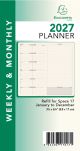 Exacompta Space 17 Pocket Planner Refill (Jan 2027 - Dec 2027)