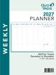 Quo Vadis Trinote Planner Refill (Dec 2026 - Dec 2027)