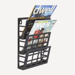 Safco | 4660BL | Grid Magazine Rack 3 Pocket